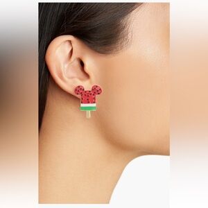 Disney x Baublebar Watermelon Popsicle Mickey Ears Earrings